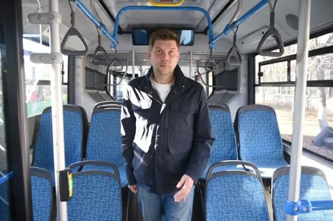 В Оренбург на тест-драйв приехал автобус-гармошка КАМАЗ