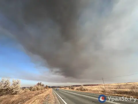 За минувшие сутки в Оренбургской области произошло 14 ландшафтных пожаров
