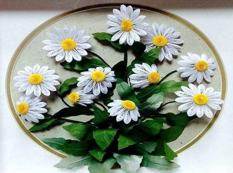 Мастер-класс «Ромашка на счастье»