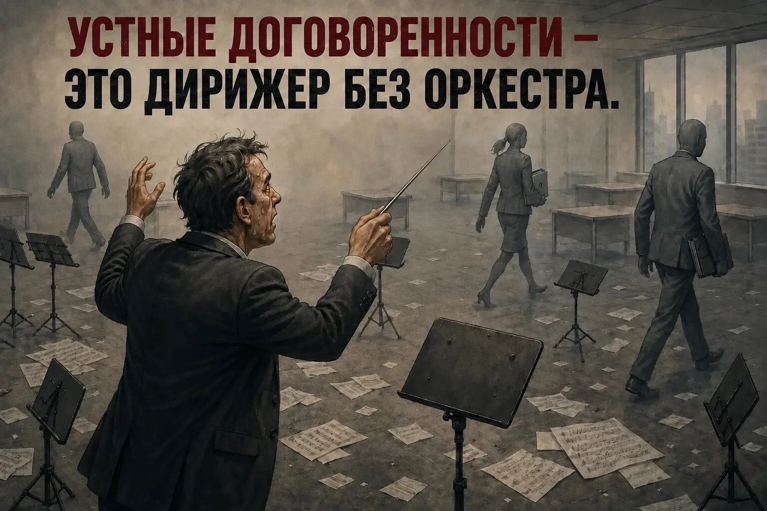 Устные договоренности — это крайне ненадежный инструмент. – Сотрудники, работающие без договора
