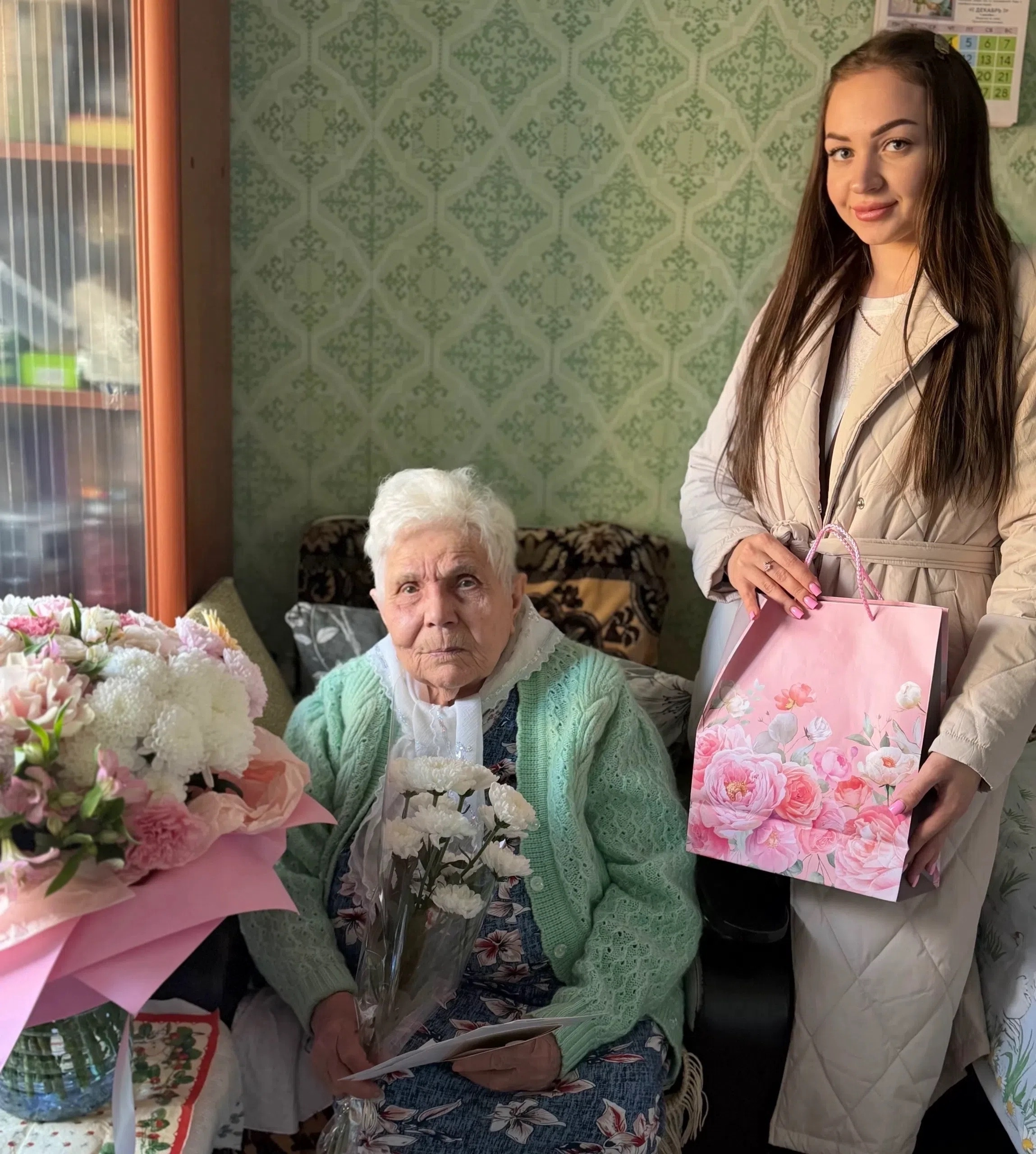 📍Сегодня мы поздравляем с 97-летием труженицу тыла